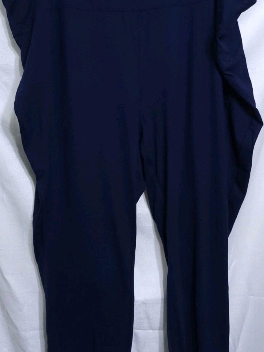 New Directions Studio Navy Blue Legging Yoga Workout Athletic Stretch Soft 4X